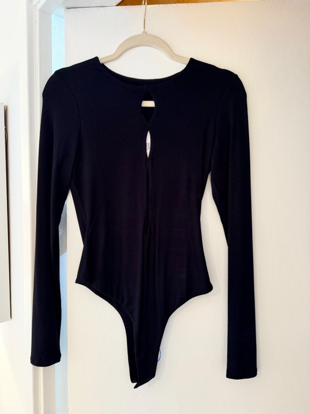 AFRM Black Long-Sleeve Cutout Bodysuit - Picture 3 of 5